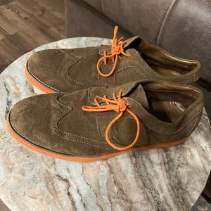 Perry Ellis Portfolio Men’s Size 12 Brown Dress Shoe